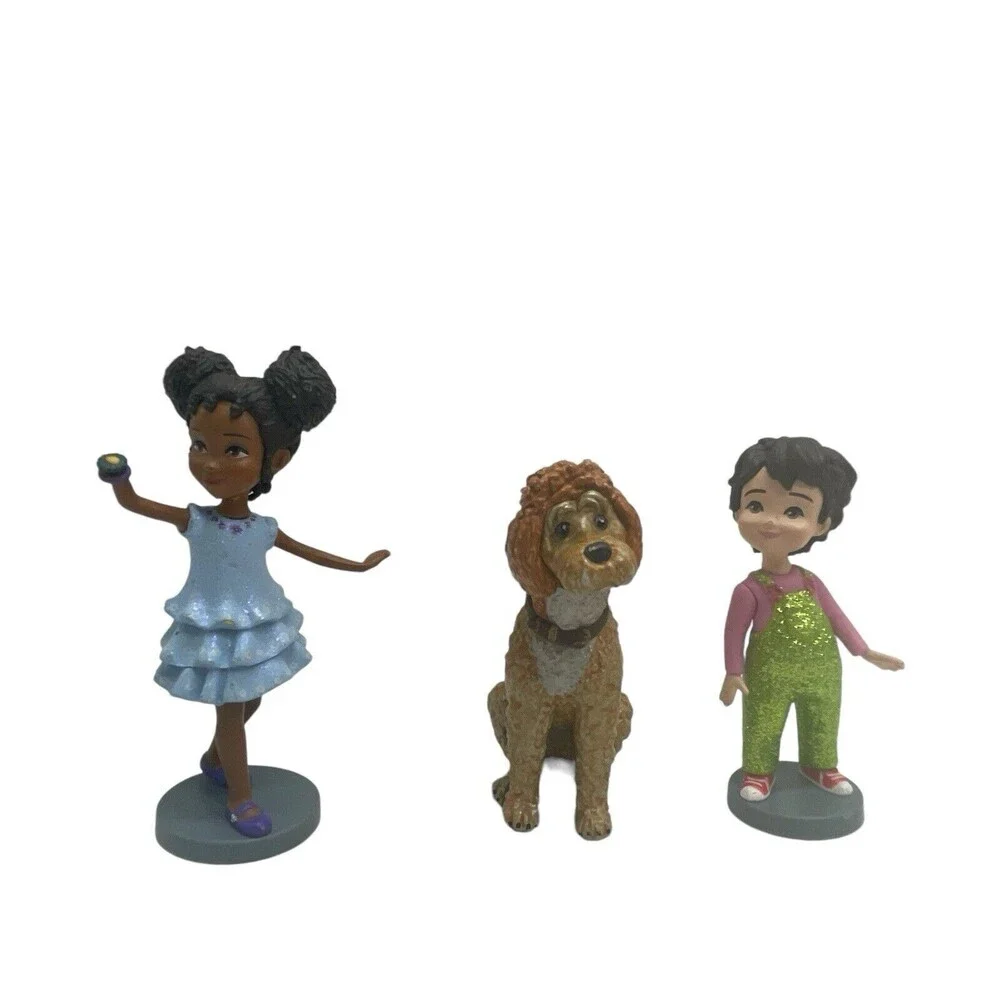 Lot of 4 Disney Junior Frenchy Dog, JoJo & Bree 3.5